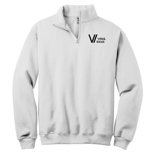 LC - NuBlend ® 1/4 Zip Cadet Collar Sweatshirt Thumbnail