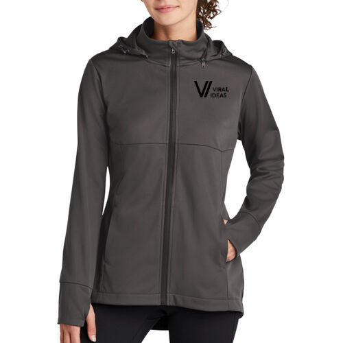 LC - Women's Hooded Soft Shell Jacket Thumbnail
