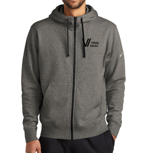 LC - Club Fleece Sleeve Swoosh Full Zip Hoodie Thumbnail